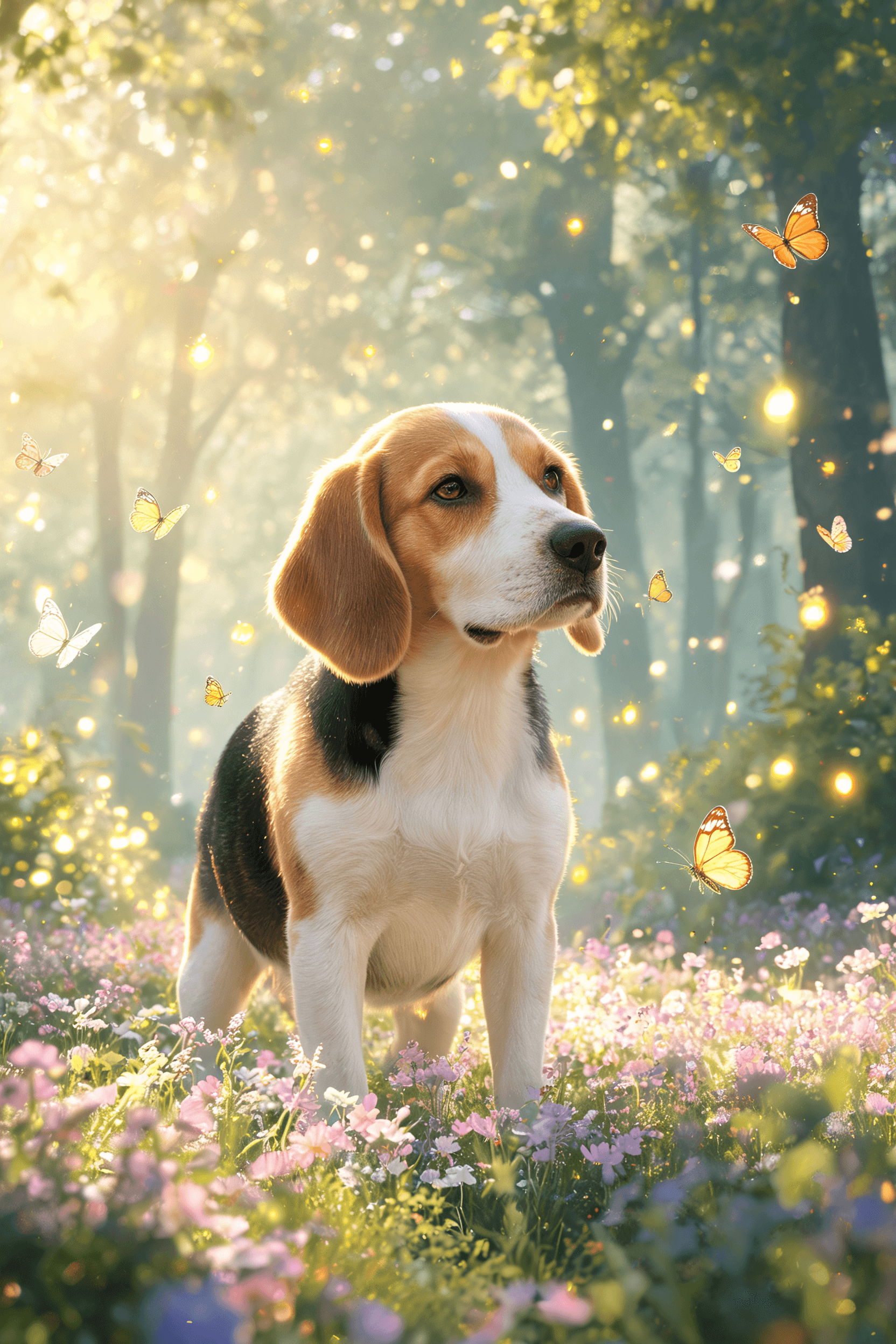 Beagle AI portrait example