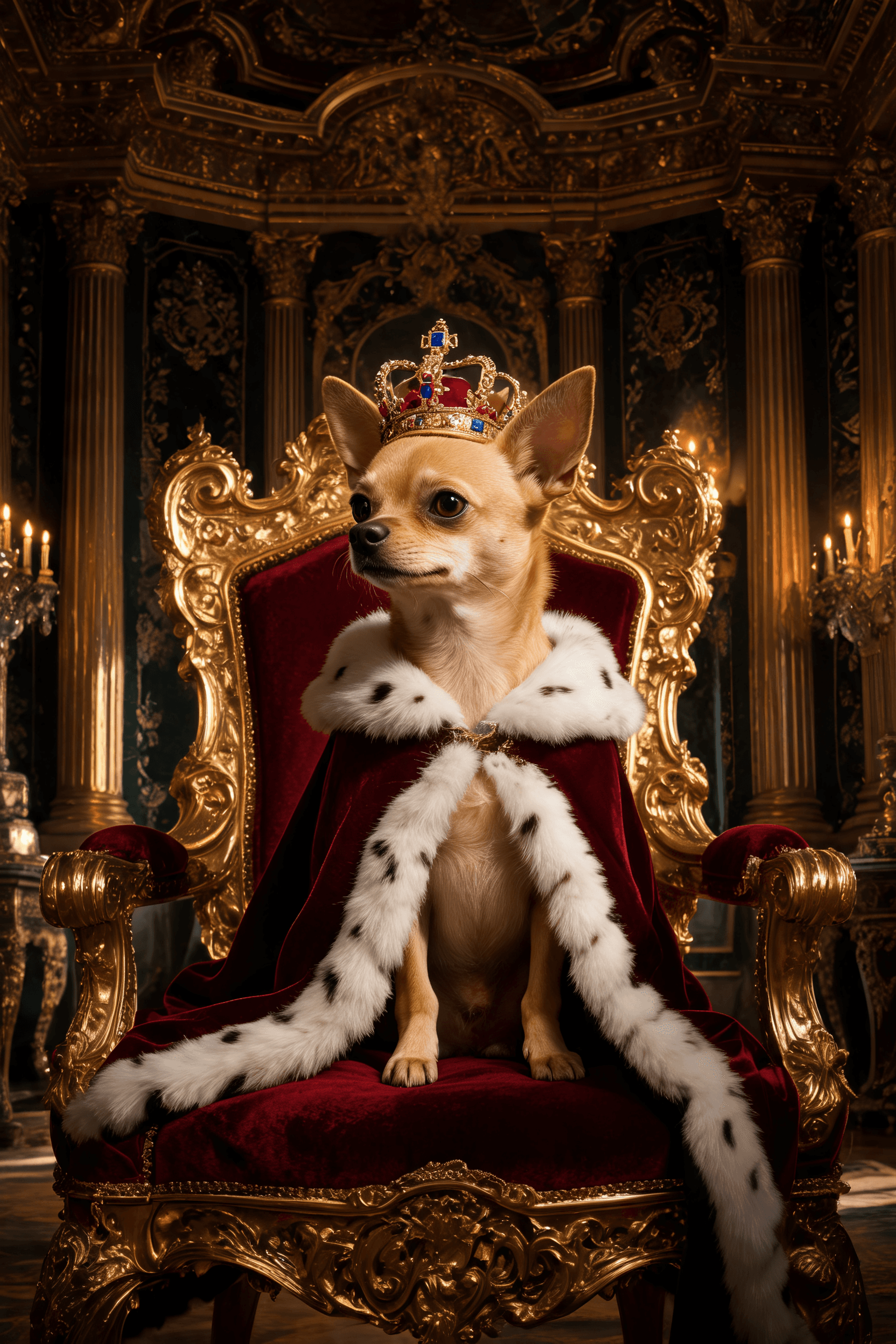 Chihuahua AI portrait example