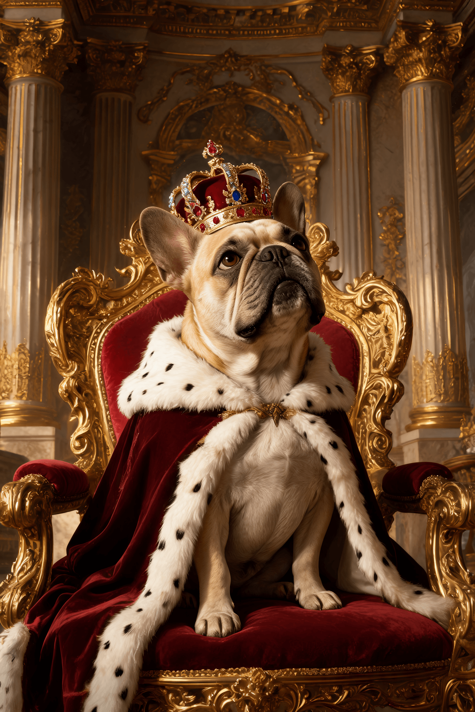 French Bulldog AI portrait example