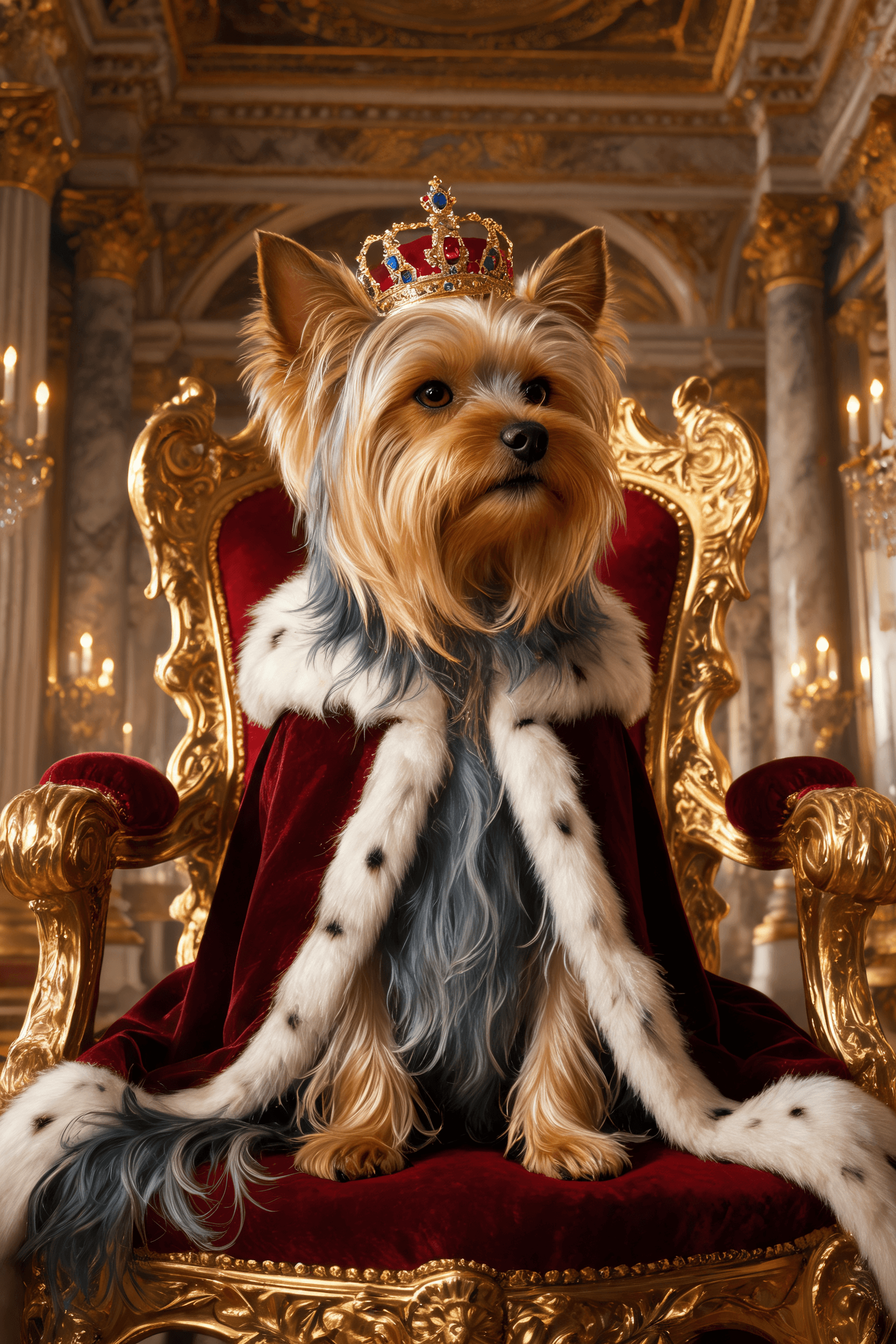 Yorkshire Terrier AI portrait example