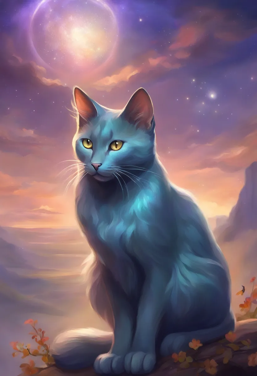 Luna, Keeper of the Twilight — AI pet portrait