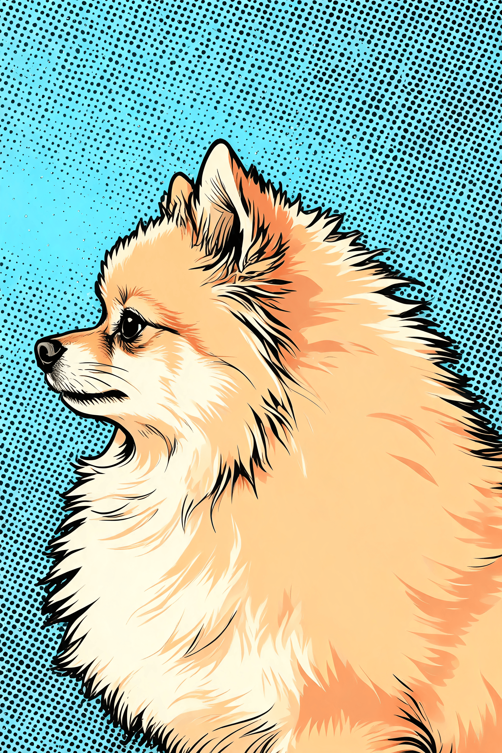 Pomeranian — AI pet portrait