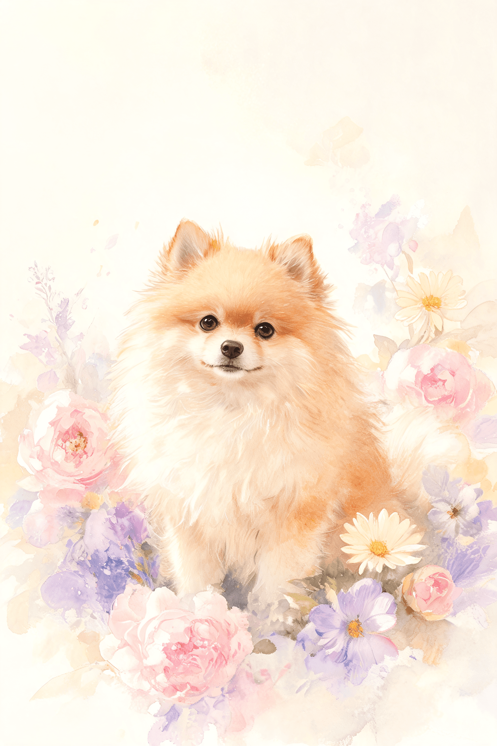 Pomeranian — AI pet portrait