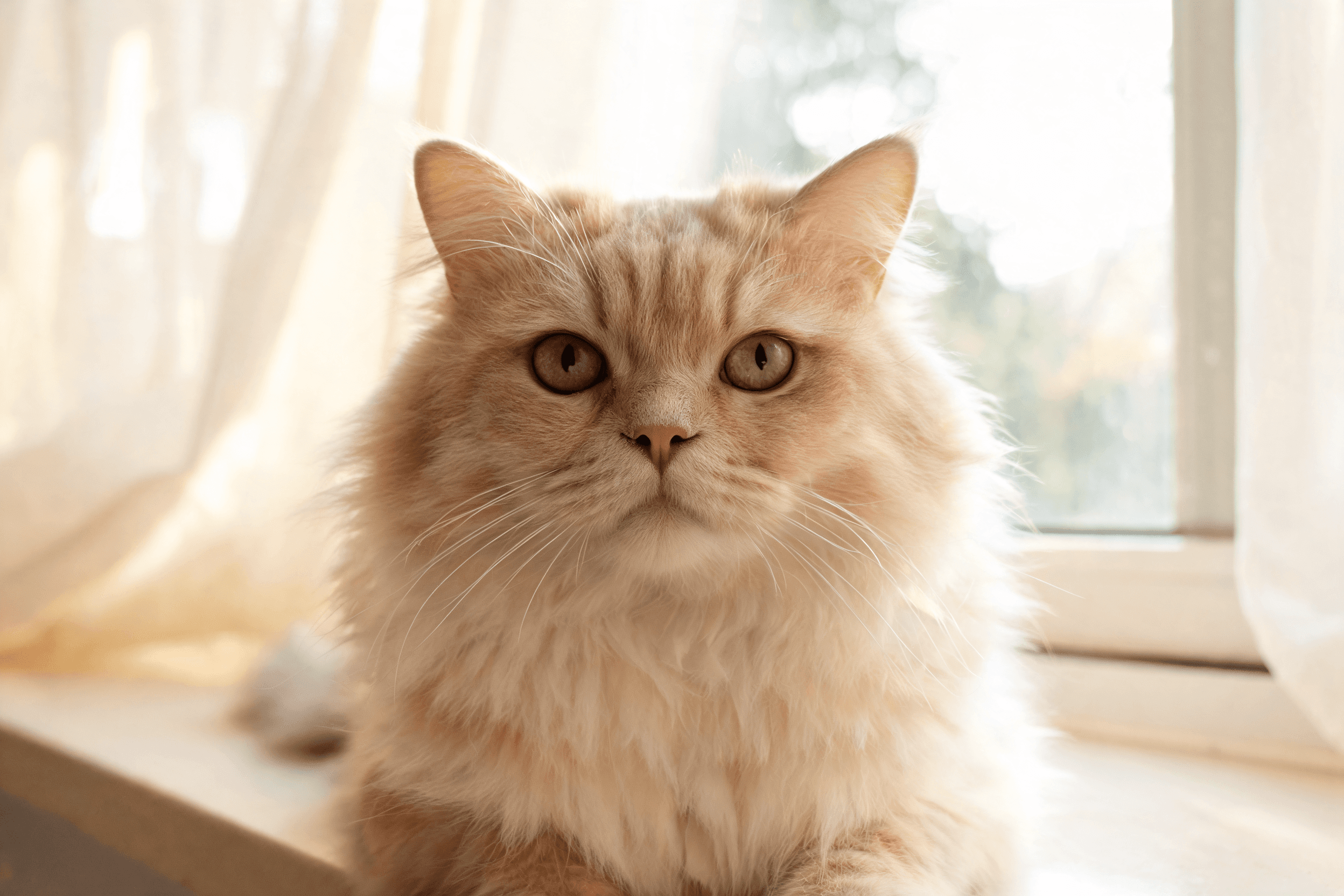 A clear, well-lit reference photo of a cat for a portrait