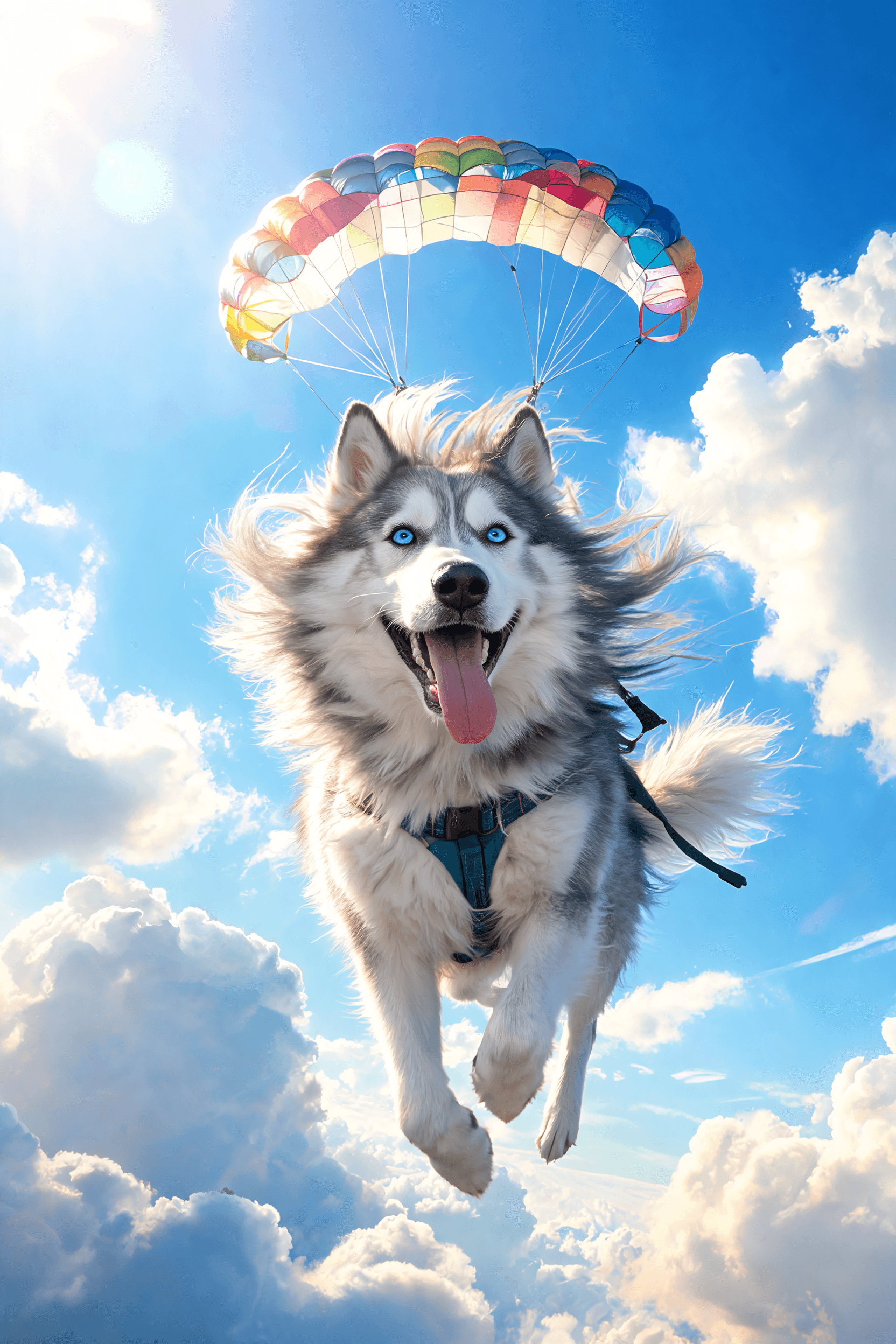 Siberian Husky — AI pet portrait