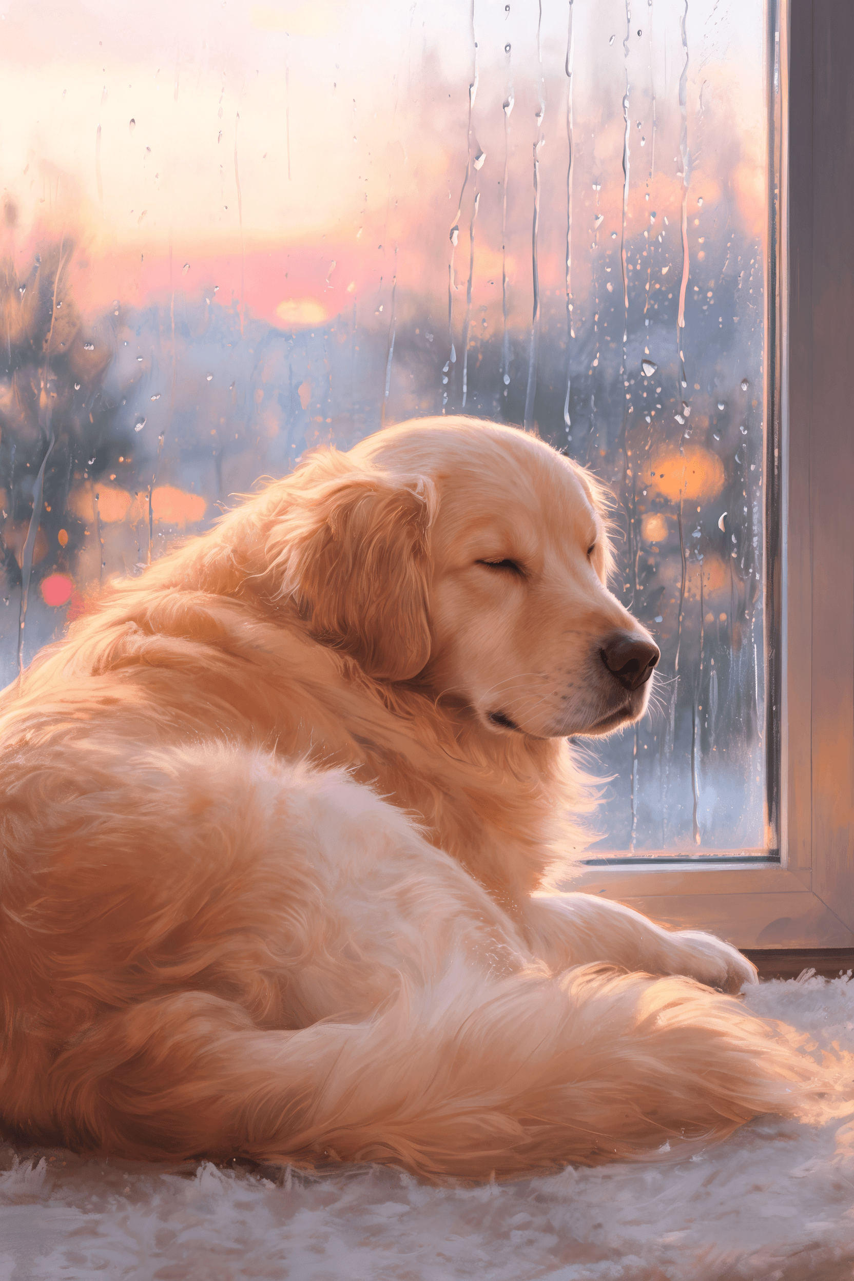 Golden Retriever — AI pet portrait