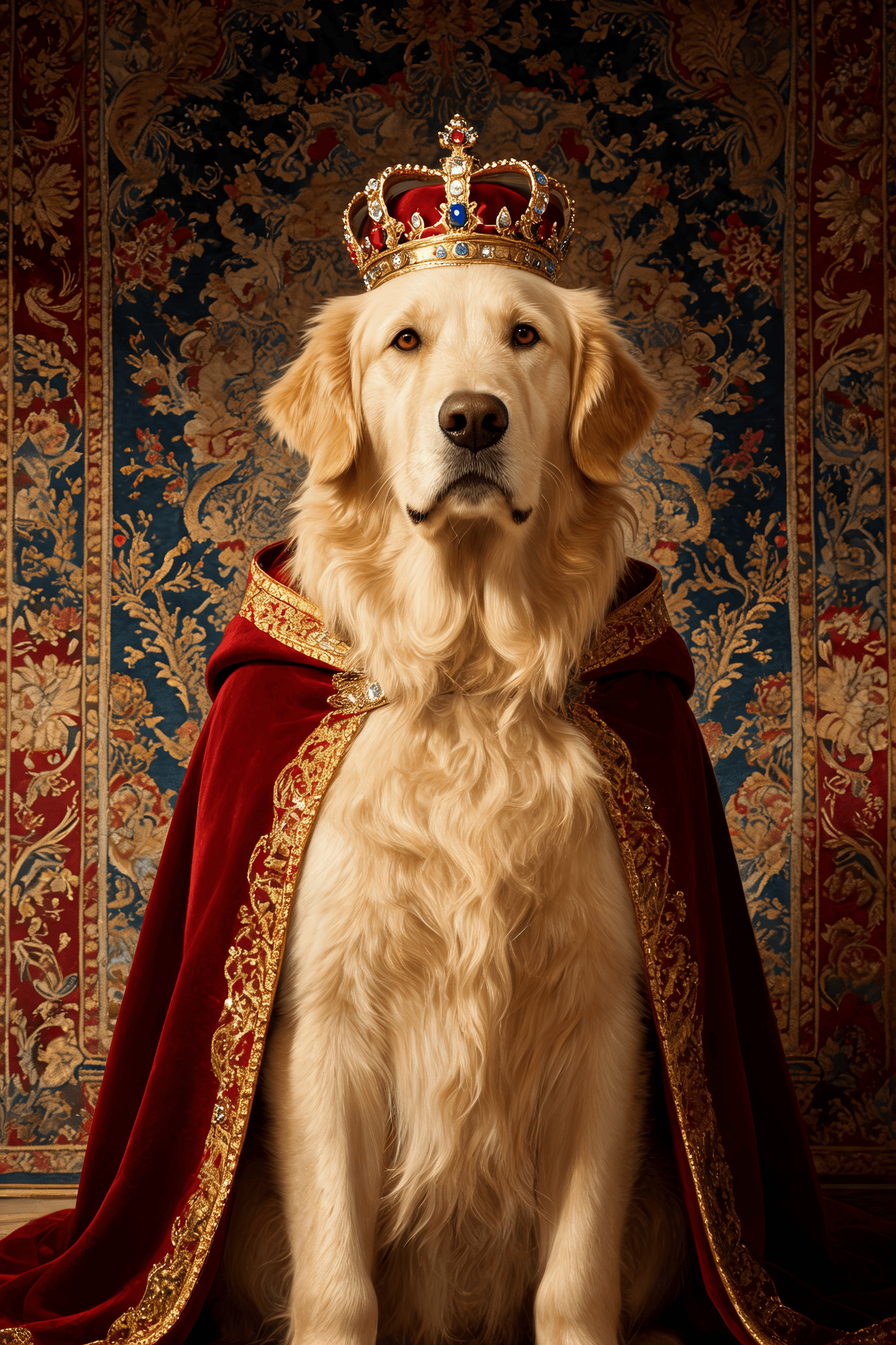Golden Retriever — AI pet portrait